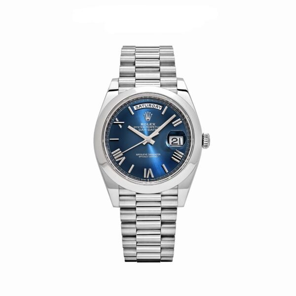 Rolex Day-Date 228206 Platinum Blue Dial