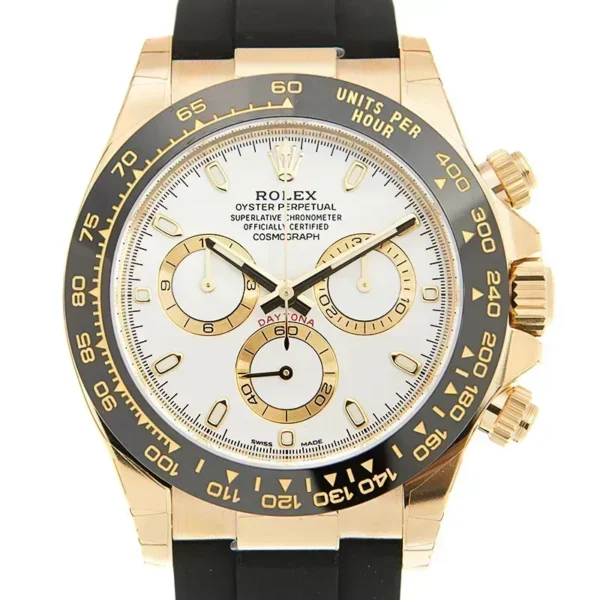Rolex Cosmograph Daytona 116518LN-0041/33 40mm 18ct Yellow Gold Automatic White Dial