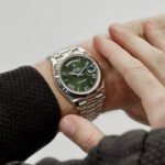 Rolex Day-Date 228239 White Gold Olive Dial
