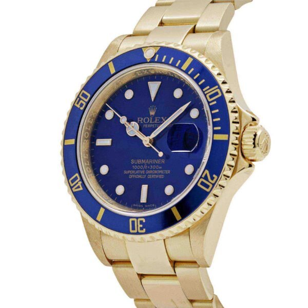 Rolex Submariner Date 116618LB-0003 Yellow Gold Blue Dial