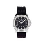 Patek Philippe Aquanaut 5067A-001 'Ladies' Stainless Steel Black Dial Diamond Bezel