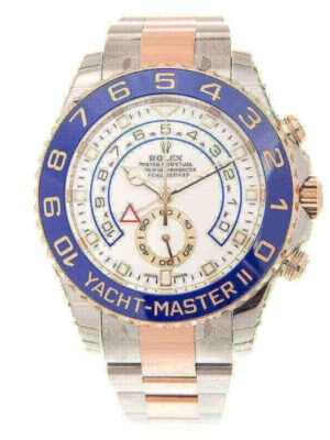 Rolex Yacht-Master 116681-78211 44mm 18KT Rose Gold Stainless Steel Automatic White Dial