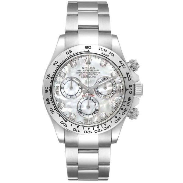 Rolex Cosmograph Daytona 116509-0064 White Gold Mother Of Pearl Diamond Dial
