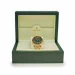 Rolex GMT Master II 116718 LN 40mm Yellow Gold Stainless Steel Automatic Green Dial