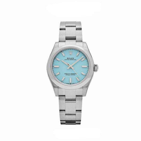 Rolex Oyster Perpetual 277200 Stainless Steel Tiffany Blue Turquoise Dial