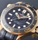 Omega Seamaster Diver 300M 42 mm, Steel _ Yellow Gold on Rubber Strap, 210.62.42.20.01.001