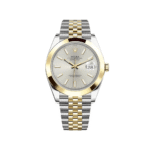 Rolex Datejust 126303 Stainless Steel Yellow Gold Silver Dial Jubilee