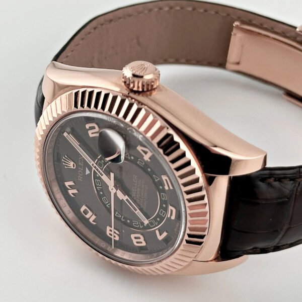 Rolex Sky-Dweller 326135 Rose Gold Chocolate Dial
