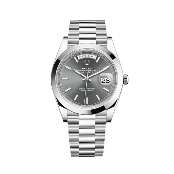 Rolex Day-Date 228206-0045 Platinum Slate Dial
