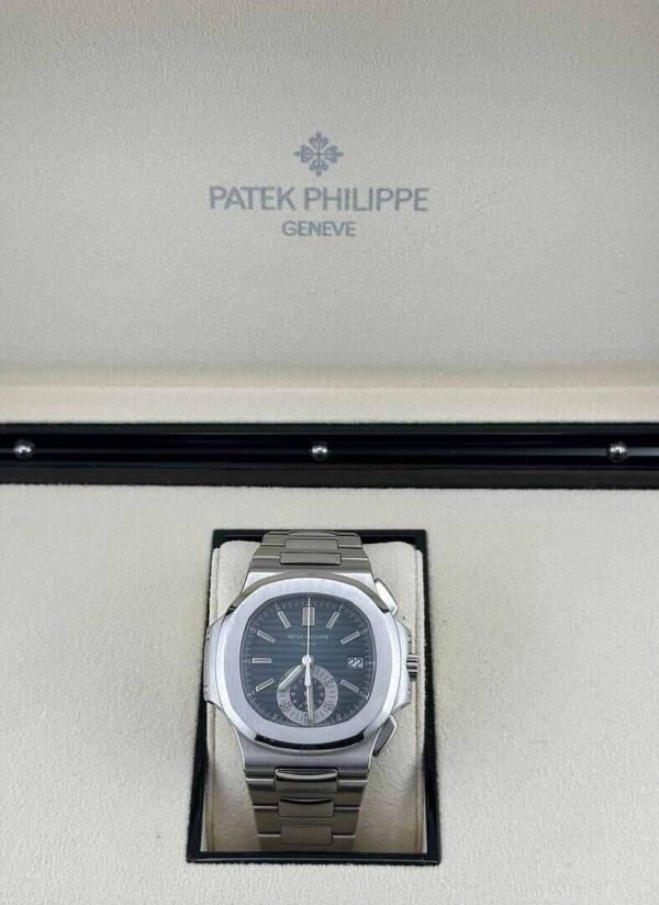 Patek Philippe Nautilus 5980/1A-001 Chronograph Stainless Steel Blue Dial