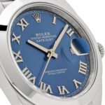 Rolex Datejust 126300 Stainless Steel Blue Roman Dial Jubilee