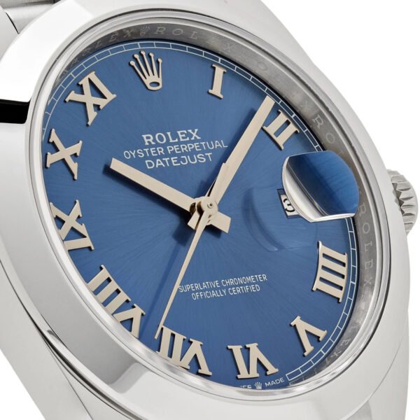 Rolex Datejust 126300 Stainless Steel Blue Roman Dial Jubilee