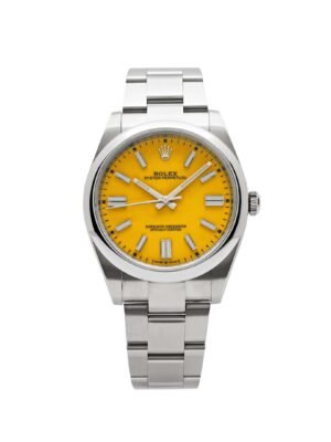 Rolex Oyster Perpetual 124300 Stainless Steel Yellow Dial