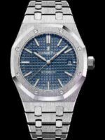 Audemars Piguet Oak Selfwinding Blue dial, 37mm, Stainless steel, 15450ST.OO.1256ST.03