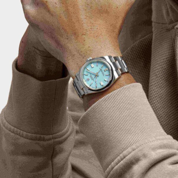 Rolex Oyster Perpetual 126000 Stainless Steel Baby Blue Dial