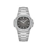 Patek Philippe Nautilus 5711/110P-001 Platinum Grey Dial Diamond Bezel