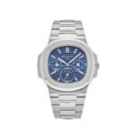 Patek Philippe Nautilus 5740/1G-001 'Tiffany & Co.' Perpetual Calendar Moon Phases White Gold Blue Dial