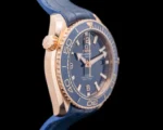 Omega Seamaster Planet Ocean 600M 43.5 mm, Sedna_ Gold on Leather Strap with Rubber Lining, 215.63.44.21.03.001