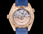 Omega Seamaster Planet Ocean 600M 43.5 mm, Sedna_ Gold on Leather Strap with Rubber Lining, 215.63.44.21.03.001