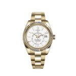 Rolex Sky-Dweller 326938 Yellow Gold White Dial