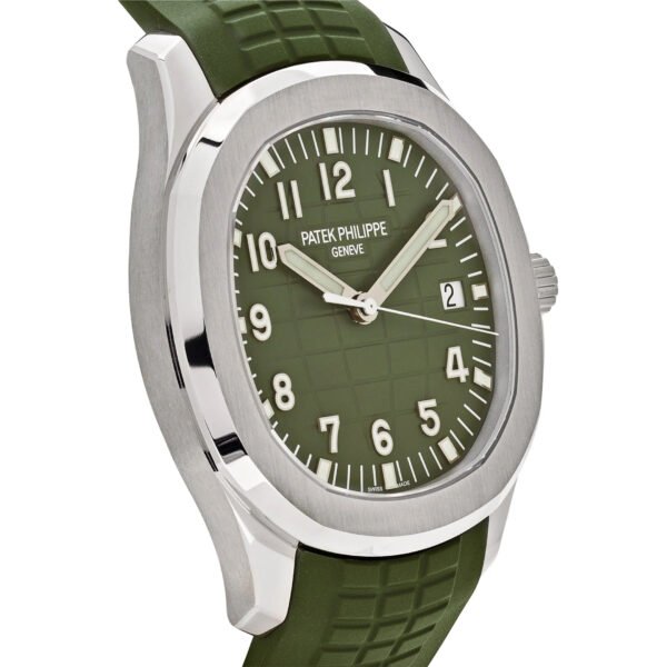 Patek Philippe Aquanaut 5168G-010 'Jumbo' White Gold Khaki Green (2024)