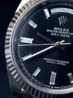 Rolex Day-Date 228239-0005 White Gold Black Diamond Dial