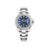 Rolex Yacht-Master 116622 Stainless Steel Platinum Blue Dial