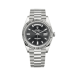Rolex Day-Date 228239-0005 White Gold Black Diamond Dial