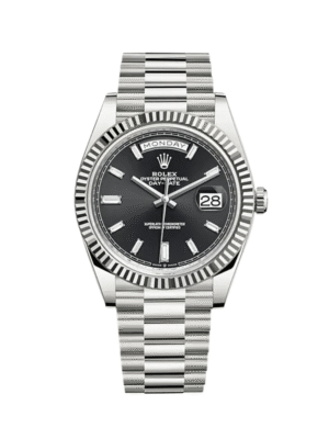 Rolex Day-Date 228239-0005 White Gold Black Diamond Dial
