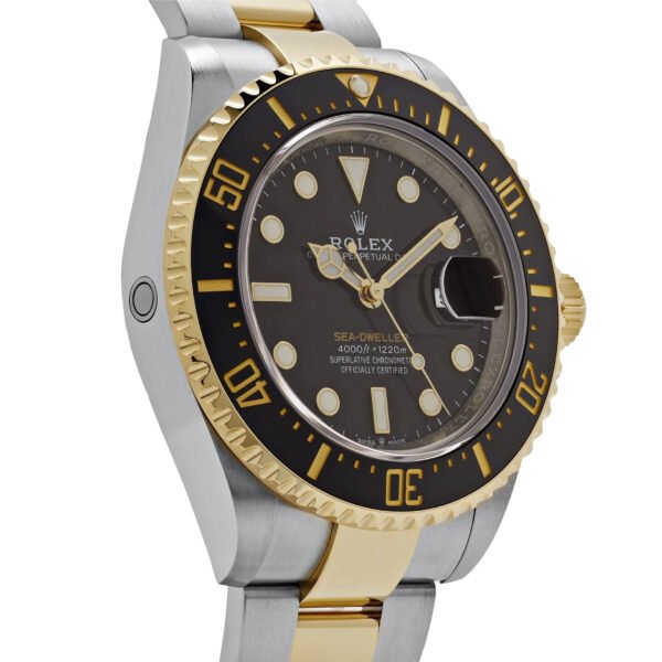 Rolex Sea-Dweller 126603 Stainless Steel Yellow Gold Black Dial