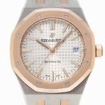 Audemars Piguet Oak Selfwinding Silver dial, 37mm, Steel and 18k Rose gold, 15450SR.OO.1256SR.01