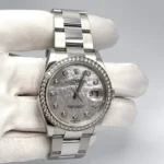 Rolex Datejust 126284RBR-0012 Stainless Steel White Gold Mother of Pearl Dial