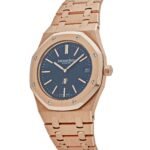 Audemars Piguet Royal Oak 15202OR.OO.1240OR.01 'Jumbo' Extra-Thin Rose Gold Blue Dial