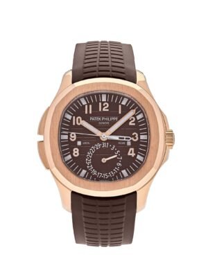 Patek Philippe Aquanaut 5164R-001 Travel Time Brown Dial Rose Gold (2024)