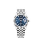 Rolex Datejust 126234 White Gold Stainless Steel Blue Dial Jubilee