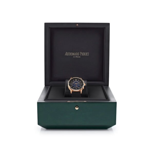 Audemars Piguet Code 11.59 26393OR.OO.A002KB.03 Selfwinding Chronograph Rose Gold Blue Dial (2022)