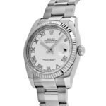 Rolex Datejust 116234 Stainless Steel and White Gold White Dial