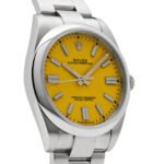 Rolex Oyster Perpetual 124300 Stainless Steel Yellow Dial