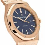 Audemars Piguet Royal Oak Selfwinding Rose Gold Blue Dial 15400OR.OO.1220OR.03