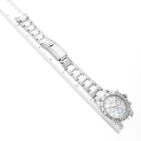 Rolex Cosmograph Daytona 116509-0064 White Gold Mother Of Pearl Diamond Dial