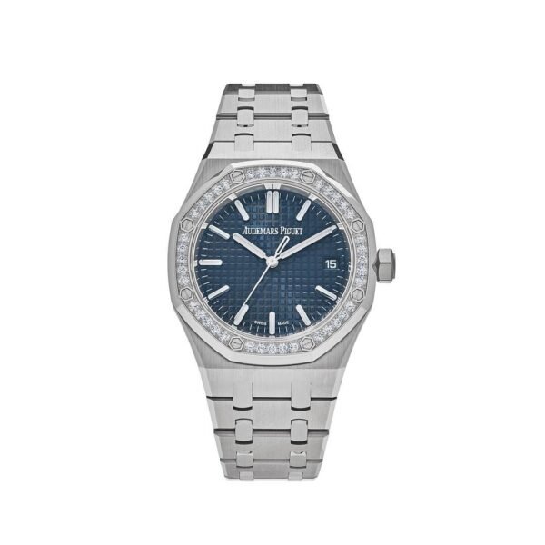 Audemars Piguet Royal Oak 15551ST.ZZ.1356ST.05 Selfwinding Stainless Steel Blue Dial Diamond Bezel (2023)