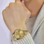 Rolex Day-Date 128238-0045 Yellow Gold Champagne Dial