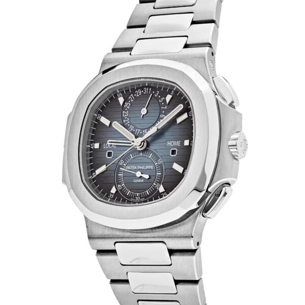 Patek Philippe Nautilus 5990/1A-011 'Travel Time' Flyback Chronograph Stainless Steel Blue Dial (2024)