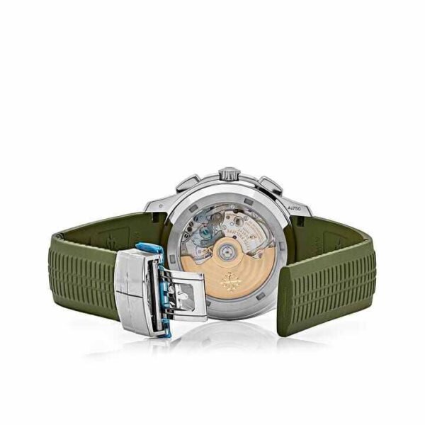 Patek Philippe Aquanaut 5168G-010 'Jumbo' White Gold Khaki Green (2024)