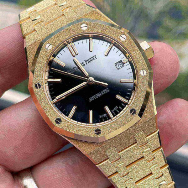 Audemars Piguet Oak Frosted Gold Selfwinding Ref. # 15454BA.GG.1259BA.02