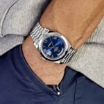 Rolex Day-Date 228206 Platinum Blue Dial
