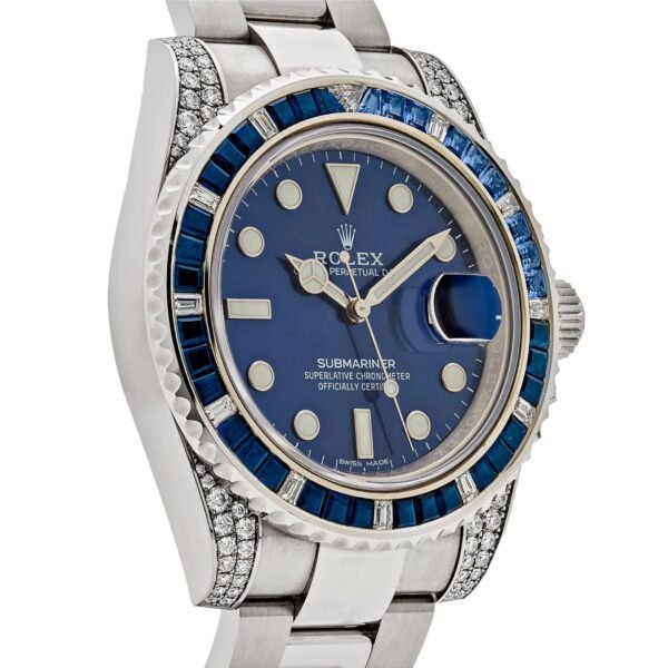 Rolex Submariner Date 116659SABR White Gold Blue Dial Sapphire Diamond Bezel
