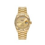 Rolex Day-Date 128238-0045 Yellow Gold Champagne Dial