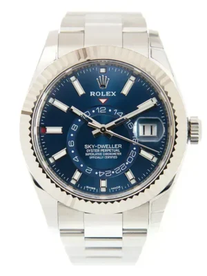 Rolex Sky-Dweller 326934-0003 42mm Blue 18k White Gold