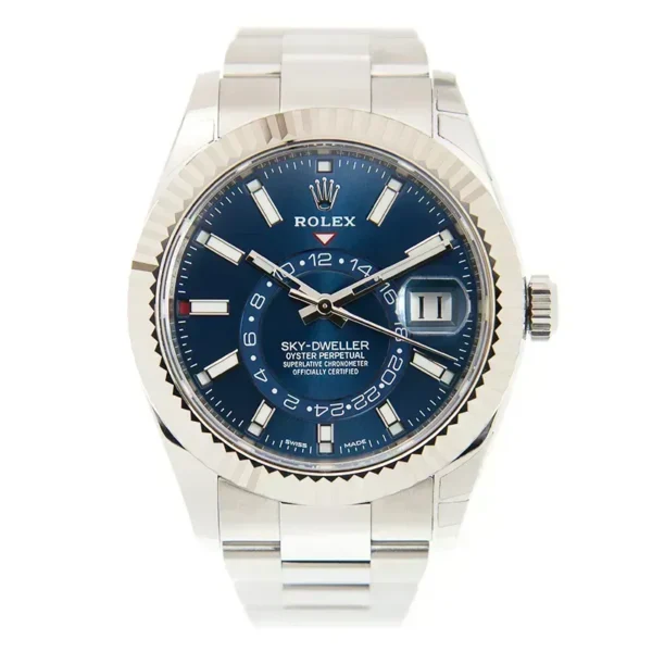 Rolex Sky-Dweller 326934-0003 42mm Blue 18k White Gold